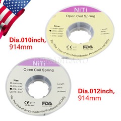 Dental Ortodoncia NITI Abierto Bobina de resorte Dia. 012/010*030