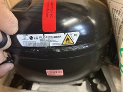 LG FLD165NBMA Hermetic R600a Compressor Set Assembly 220W TCA36811409