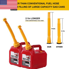 Gas Can Spout Replacement Long, Our Replacement Spout Features a 10.2In Extended