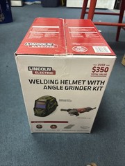 Lincoln Electric Welding Helmet with Angle Grinder Kit K5594-1 -NEW FAST SHIP