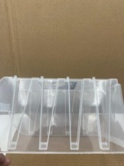6- Store House Large Clear Stacking Bins 12-3/4″ L x 8-1/4″W x 6″H Storage Tool