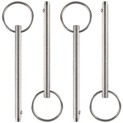 4 Pack Quick Release Pin, Diameter 1/4″6.3mm, Overall Length 3.75″95mm, Usabl…