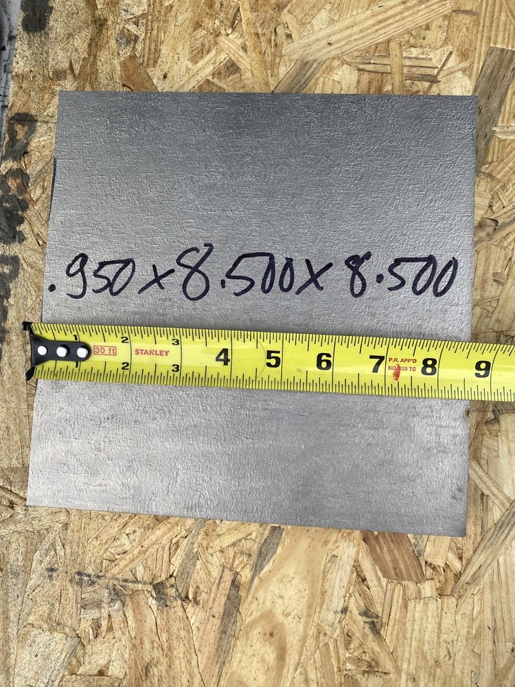 Titanium Plate 8.50” X 8.500” X .953” THK 6AL-4V Grade 5