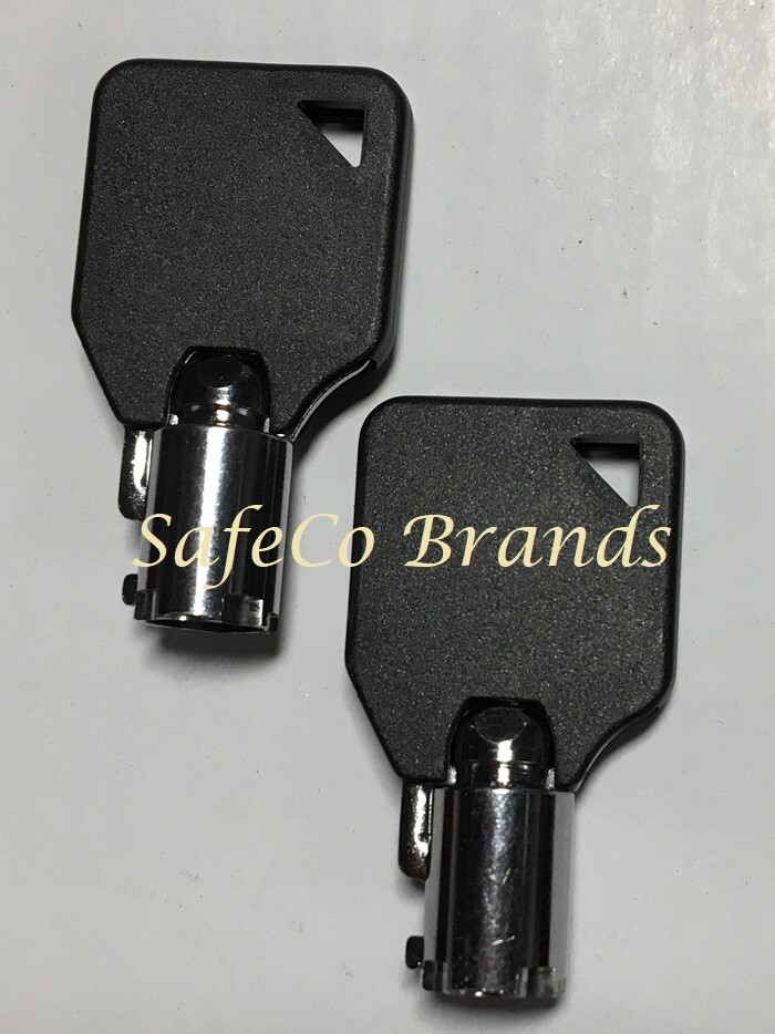 2-Tubular Keys for HuskyPro & Mac Tool Box Key Series 001-100 SafeCo Brands