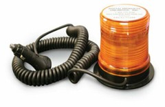 Postal Orange Car Vehicle Roof Top Dash Single Flash Emergency Strobe Light 12v