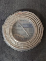 Cerro Wire 50ft 14/2 White Solid Copper NM-B Wire Indoor Copper Building Wire