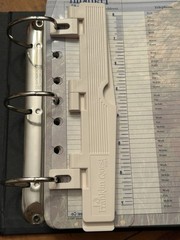 1990s Franklin Quest Planner 3 Ring Binder With Pages