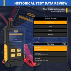 Car Battery Tester 12V 24V Battery Load Tester 30-2000 CCA Automotive Battery…