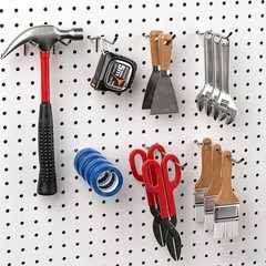 Corrosion-Resistant Pegboard Hooks Set – 80 Pieces for Kitchen & Garage Use