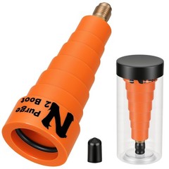 Hands-Free Low-Pressure Nitrogen Purge Tool for HVAC Brazing, O-Ring Seals, 1/4″