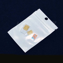 2000 Zip Zipper Lock Bags Clear Plastic White Back 4″ x 2.75″ Seal Reclosable