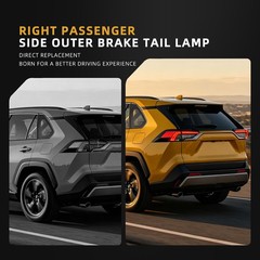 Rear LED Tail Light Assembly, for Toyota RAV4 2019 2020 2021 2022 2023, Right Pa