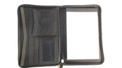 NEW*******JUNIOR PORTFOLIO******* 6 I/2″ X 9″ DARK BROWN****