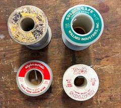 Mixed Solder Wire Lot 2 lb 5 oz Assorted Plumbing Electronics USA