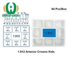 Dental Clear Preformed Crowns Adult Kid Temporary Anterior Posterior Molar Crown