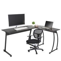 58″ L-Shaped Computer Desk Gameing Corner Desk PC Laptop Table Workstation Home