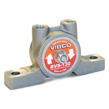 Vibco Bvs-130 Pneumatic Vibrator, 75 Lb, 8000 Vpm, 80 Psi