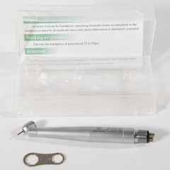 Denshine 45 Degree Surgical High Speed Handpiece Push Button 4 Holes One Spray