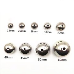 Stainless Steel Ball Bearing Bead Ball with Through Hole Unthreaded Ø 2mm-22mm
