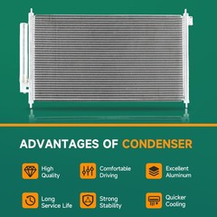 AC3686 AC Condenser Aluminum For Toyota For Corolla 2009 2010 2011 12 13 14-2019