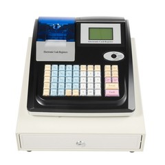 48 Keys Square POS Terminal Cash Register Complete W/ Printer And Cash Drawer US