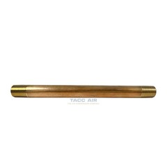 2 Pack 1/4″ Male NPT X 6″ Long Pipe Nipple 5″ Extension Threaded Fitting Brass