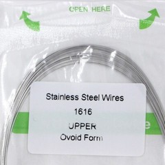 100 packs Dental Orthodontic Stainless Steel Rectangular Arch wires 16×16 Upper