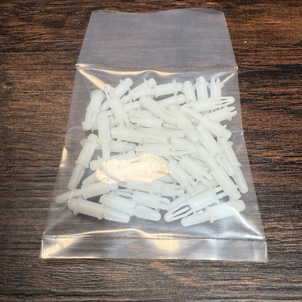 50x Essentra 27LCSP00375 PCB Support Locking Two-Prong Cupped Snap-In