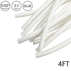 2:1 Heat Shrink Tubing Tube Glue Waterproof Dual Wall Wires Wrap (SMALL SIZES)