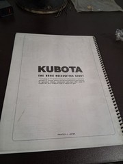 97898-55160 KUBOTA ILLUSTRATED PARTS LIST D722-EB-RAND-2 DIESEL ENGINE Manual