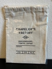 Traveler’s Company Notebook Narita Airport Edition Brown w Refill & Bag