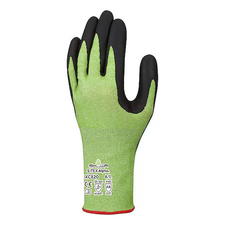 Showa 7501Pfs Disposable Gloves, 2.5 Mil Palm, Nitrile, Powder-Free, 200 Pk,