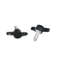 5/16″ Thumb Screw Bolts Black Tee Wing Knob Stainless Steel T Bolts 4 Pack