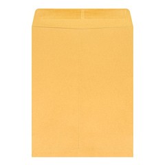 Large Format Open-End Kraft Envelopes, 10in. x 13in., Brown, Pack Of 100, 77681