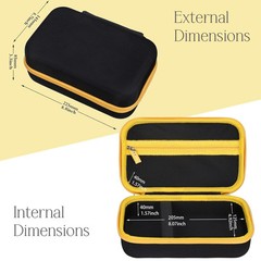 Case for Fluke 87V/Max/ 77 IV/ 83V/ 88 Industrial Digital Multimeter Hard Travel