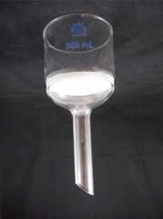 QUARK Glass 350mL 80mm Diameter Coarse C Fritted Buchner Filter Funnel B