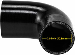 90 Degree Elbow 2.0″ to 2.5″ (51Mm to 63Mm) 4-Ply High Performance Co