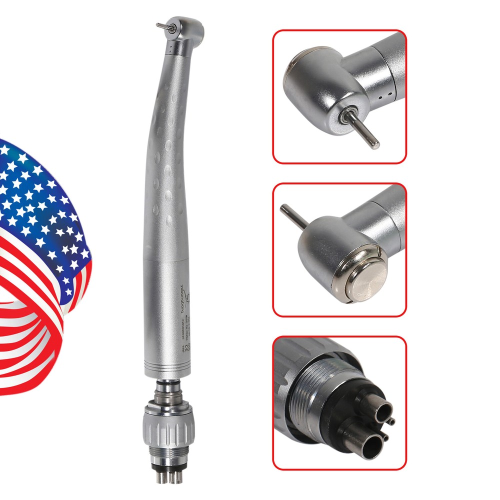 GB4 Dental High Speed Handpiece Turbine +4 Hole Swivel Quick Coupler