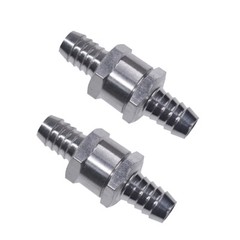 2x 10mm 3/8″ Fuel Line Non-Return One Way Air Fuel Oil Check Valve Diesel Gas