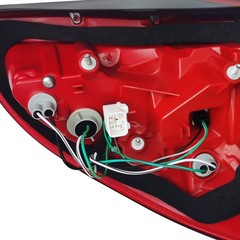 2009-2012 Toyota RAV4 Left Driver Tail Light Halogen Clear Lens Red 8156142130