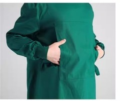 Medical Pure Cotton Surgical Gown Dentist Sterile Operating Room Overalls