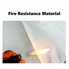 Emergency Fire Blanket Quick Release In Case For Home Office Car 1mx1mx0.3mm