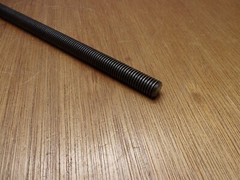 1/2-13 X 12″ LEFT HAND Fully Threaded All Thread Rod Low Carbon Plain Steel LH