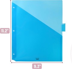 8 Colorful Pocket Dividers for Binders – Durable, Tear-Resistant & Customizable