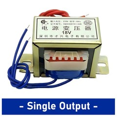 Power Transformer 1W-100W 220V to 6/9/12/15-110/220/380V Output AC Single/Dual