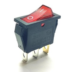 120 Volt 3 Prong Rocker Switch Lighted On Off Plug 24V Switch 120V Rocker Switch