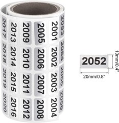 1-10000 Self Adhesive Consecutive Number Inventory Labels Stickers Waterproof