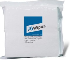 Cleanroom Wipes Nonwoven Wipes Cellulose/Polyester Blend Grade A, 68 Gram, Ba…