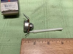 Mallory UA55T15 Potentiometer 500 K Ohms With 100k Ohm Tap