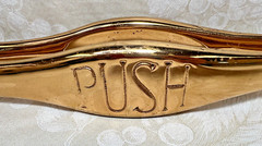 Heavy Door Brass Push Bar Handle – Commercial Grade